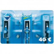 40 EUR Aral Tankgutschein. 40 EUR Aral Tankgutschein.